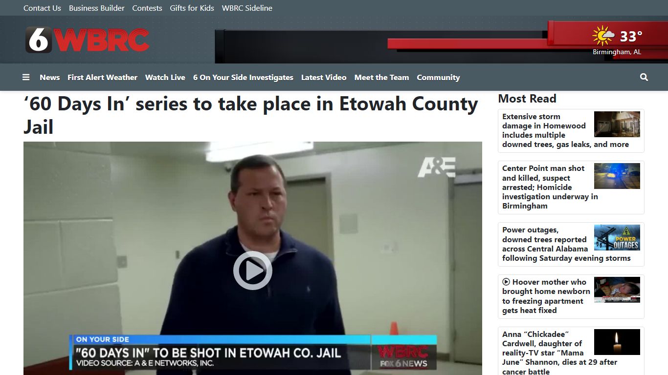 ‘60 Days In’ series to take place in Etowah County Jail
